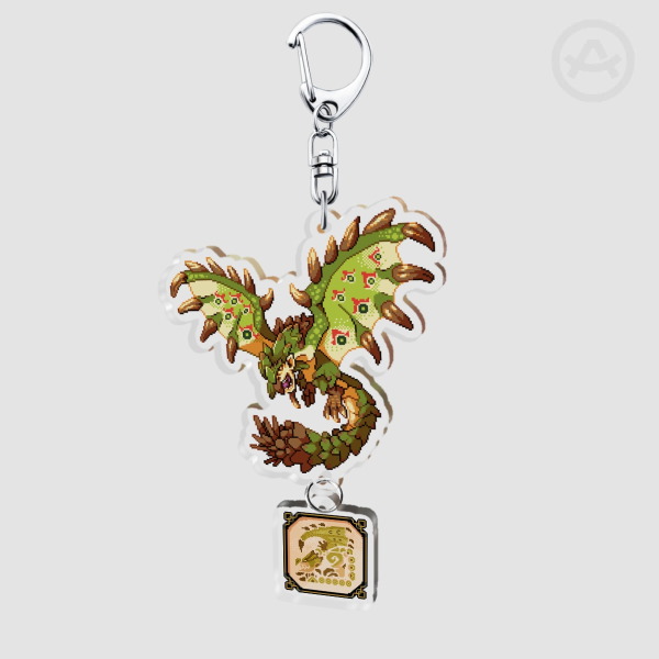 Pixel MH: Rathian Connection Acrylic Charm