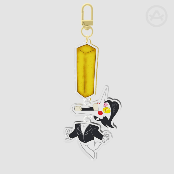 Spamton Fry Connected Keychain