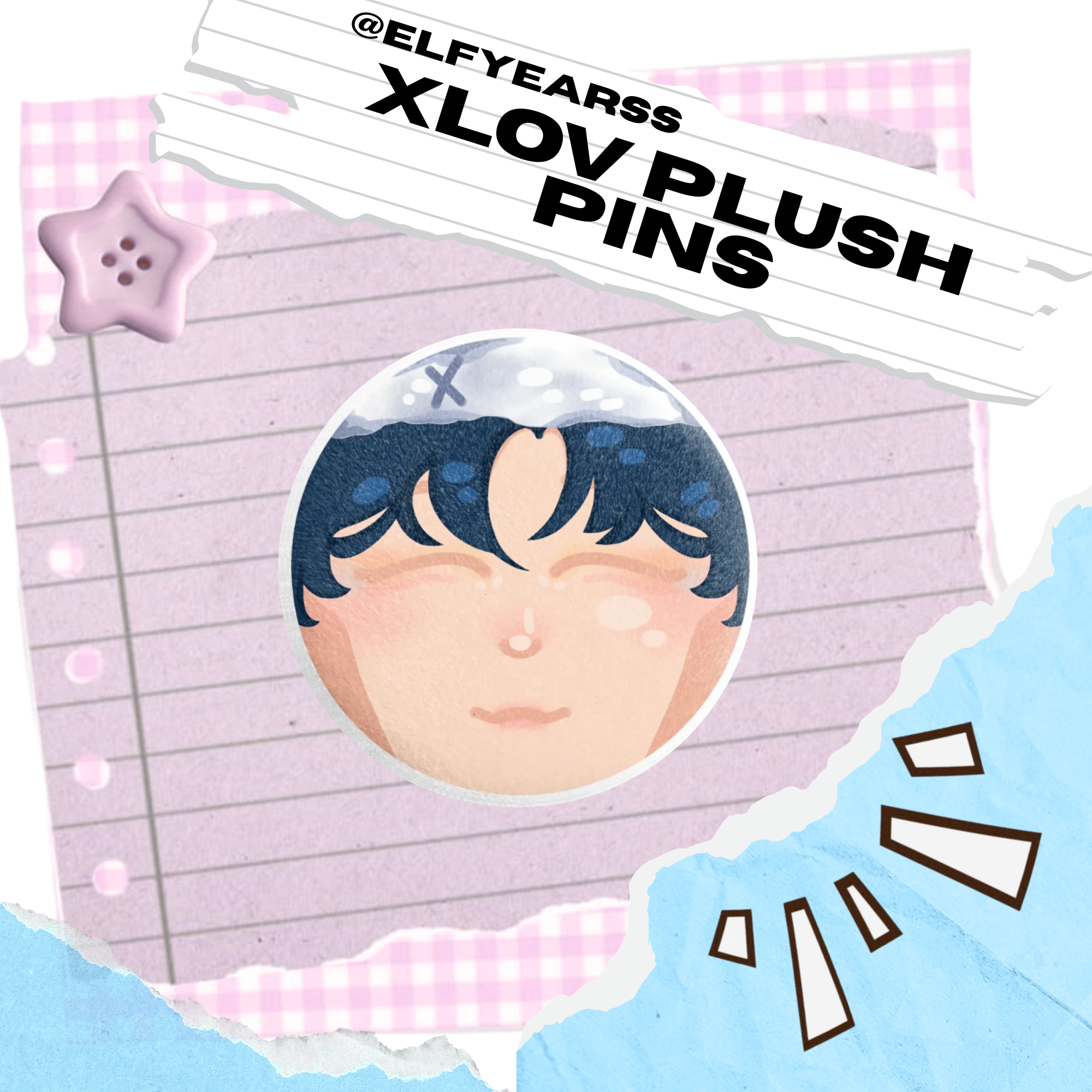 XLOV Haru Plush Badge