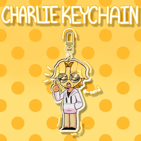 Charlie Braiden (Clear Acrylic) Keychain