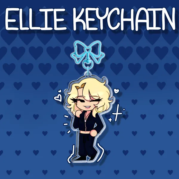 Ellie Josephine (Clear Acrylic) Keychain
