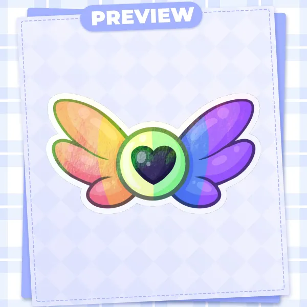 Hotel Pride - Rainbow Holo Sticker