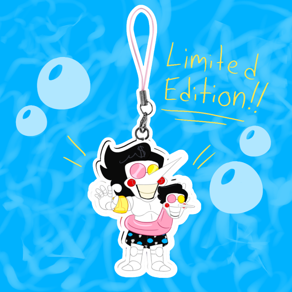 Summer Fun Spamton Phone Charm