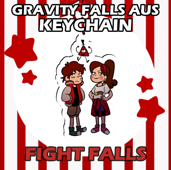 Fight Falls || Gravity Falls AUs Keychains