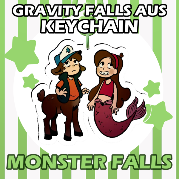Monster Falls || Gravity Falls AUs Keychains