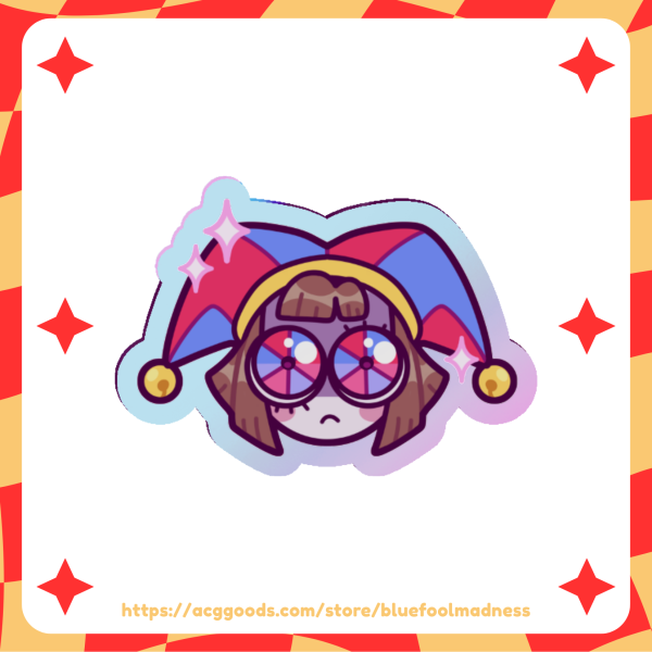 Pomni [DIGITAL CIRCUS] - Acrylic Pin