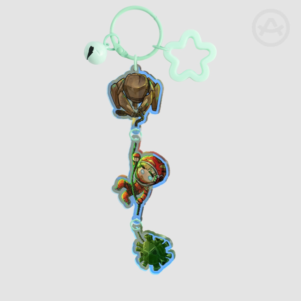 "Time Go Fishing" [Project Hail Mary] 3 Part Connection Keychain