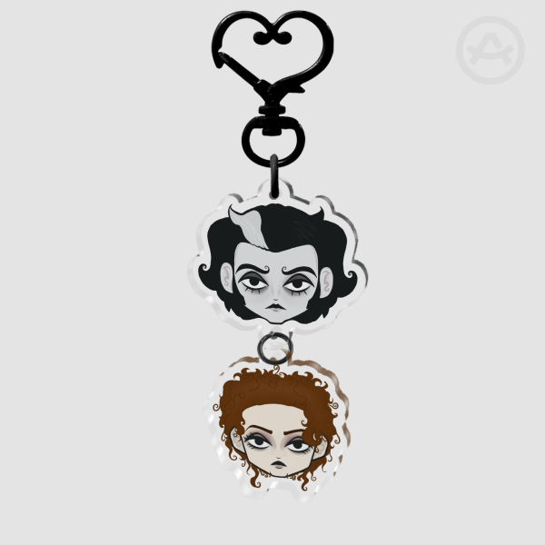 Sweeney Todd and Lovett Acrylic Keychain