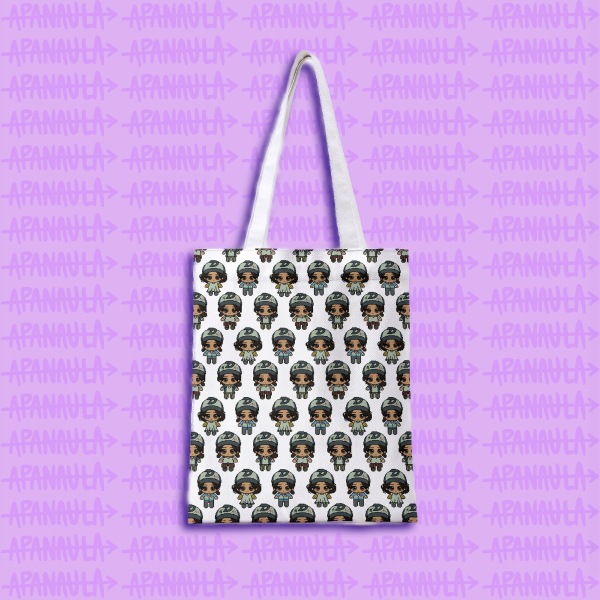 Pixel Art Clementines Tote Bag