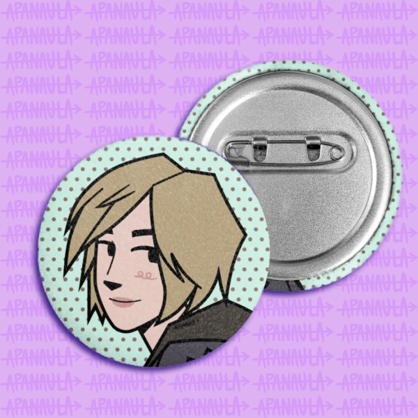 Violet Plush Badge
