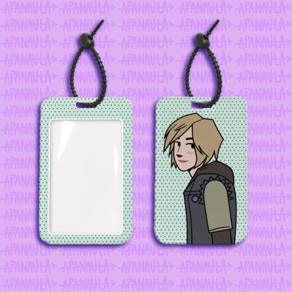 Violet Plastic Card Holder