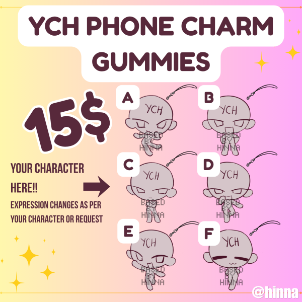 YCH Phone Charm Gummies (4cm)