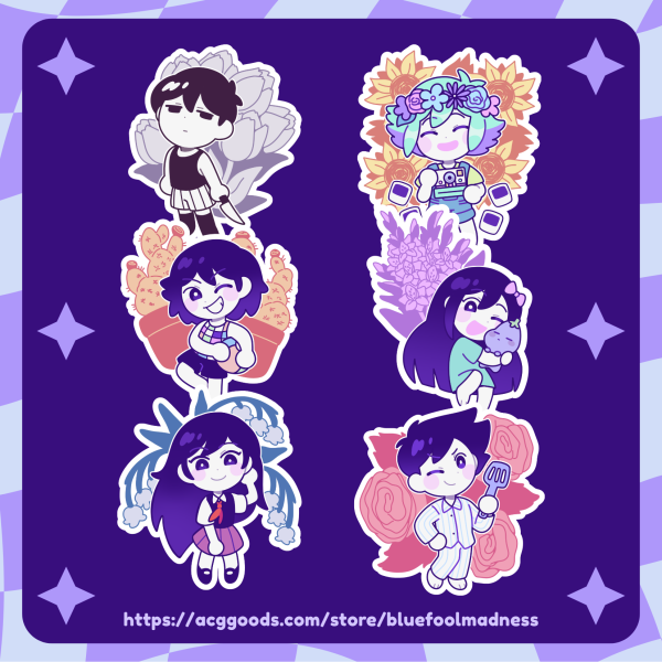 Omori's Flowers [OMORI] - Sticker set