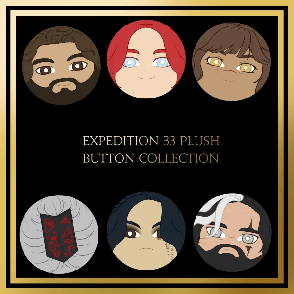 Expedition 33 Plush Button Collection
