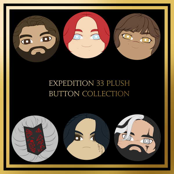 Expedition 33 Plush Button Collection