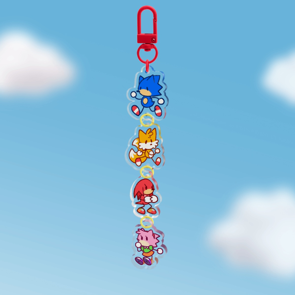 Sonic R Squad Keychain