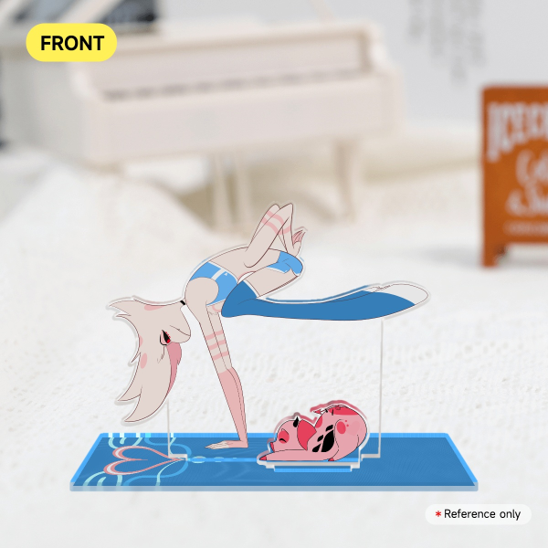 Small Crane Pose Angel Dust Yoga Acrylic Standee