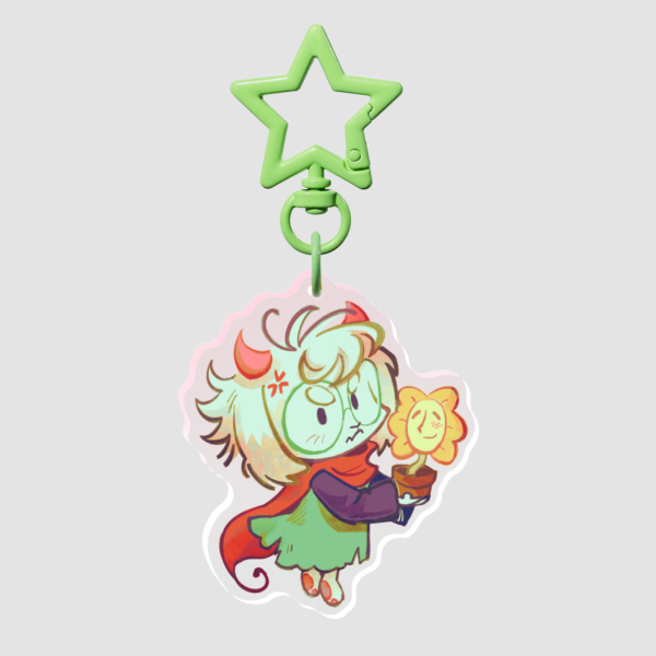 Ralsei Rounded Keychain