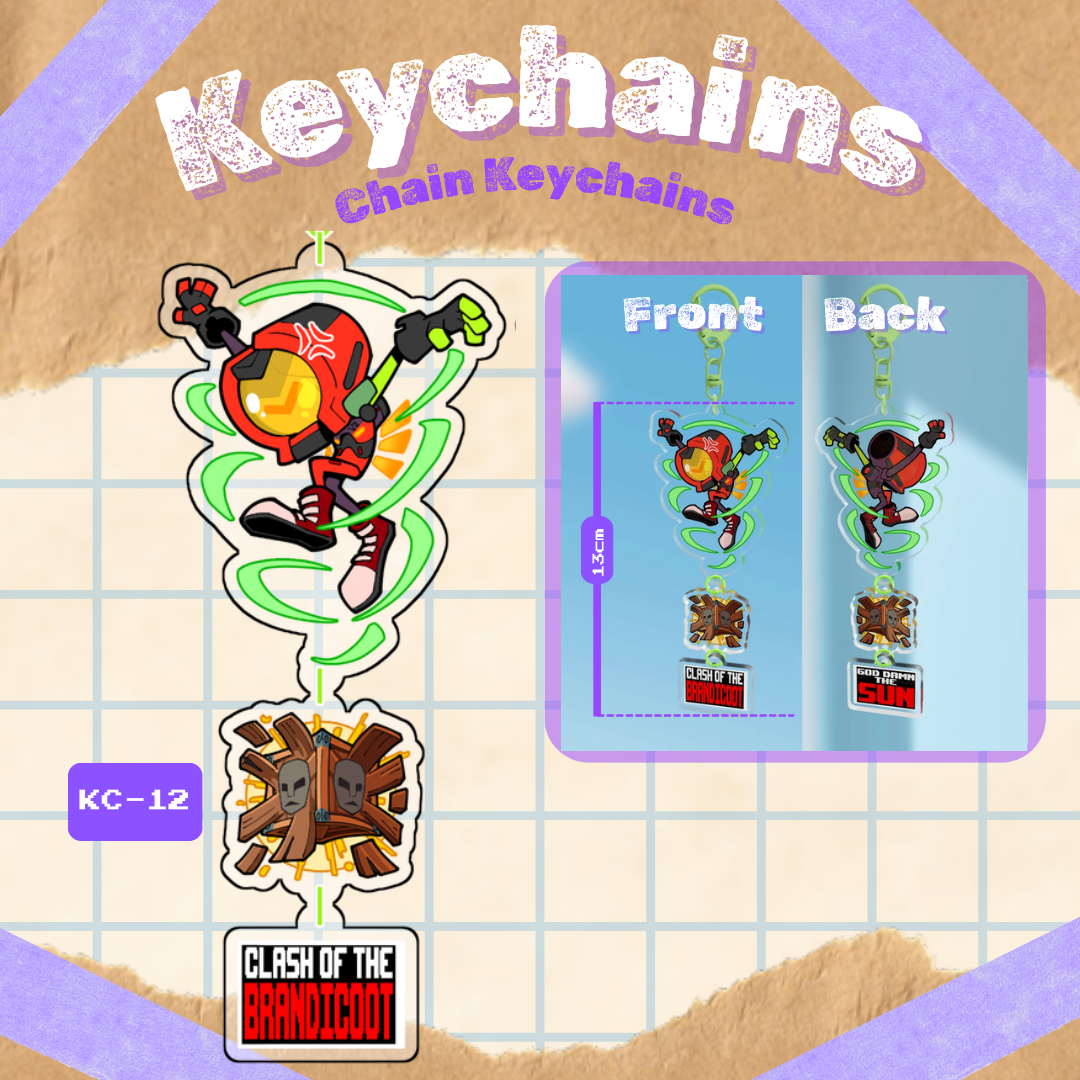 KC12 - "Ultrakill" - Connection Acrylic Keychains - V2 4S