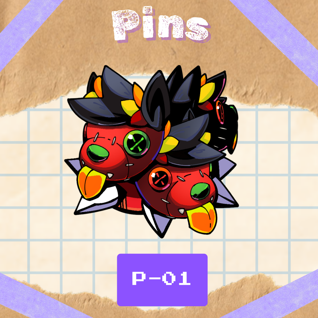 P-01 "Zagreus Companion - Hades" -  Acrylic Pins