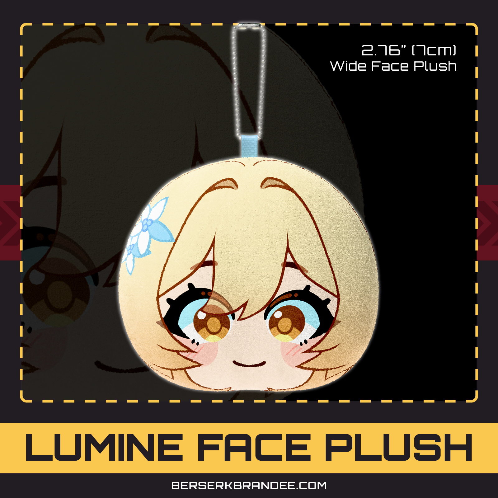 Lumine【GI】| Face Plush Keychain
