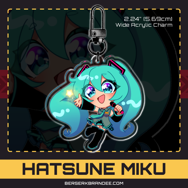 Hatsune Miku 【VOCALOID】| Acrylic Charm