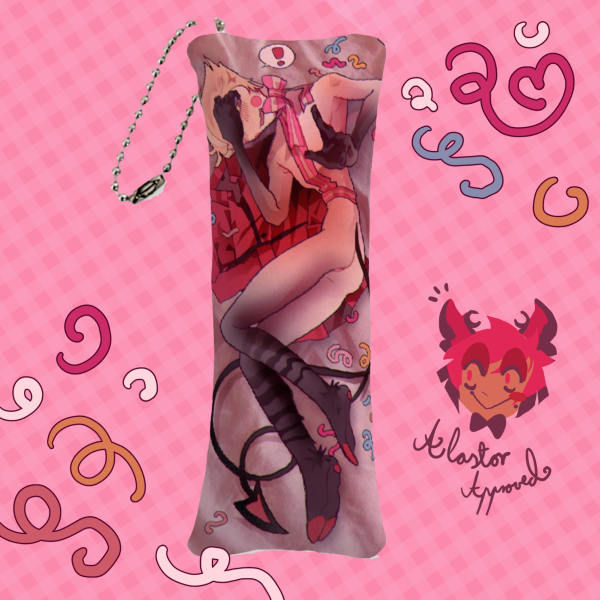 BIRTHDAY LUCIFER / mini body pillow keychain