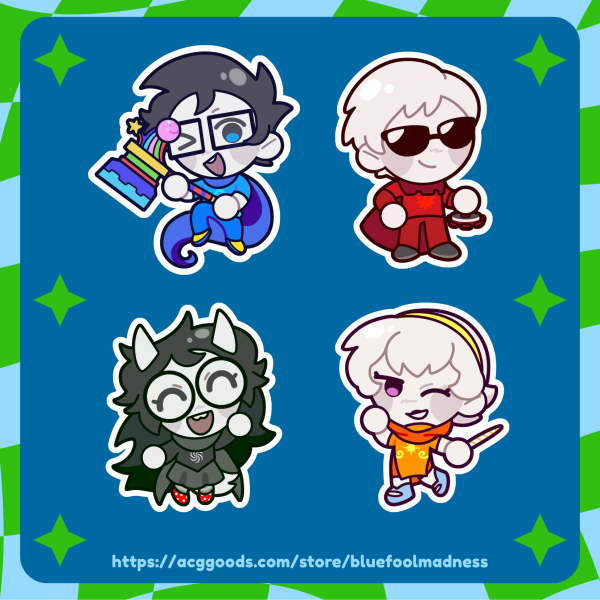 Chibi Beta Kids [HOMESTUCK] - Sticker set