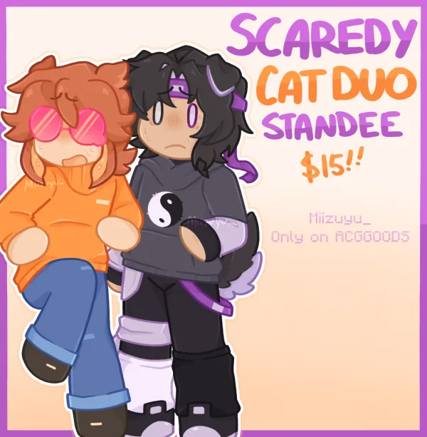 Scaredy Cats Standee