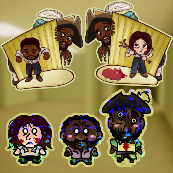 Backroom's Sticker Mania 5 stickers bundle