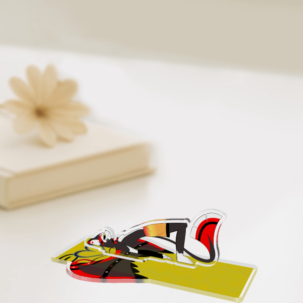Small Bridge Pose Husk Yoga Acrylic Standee