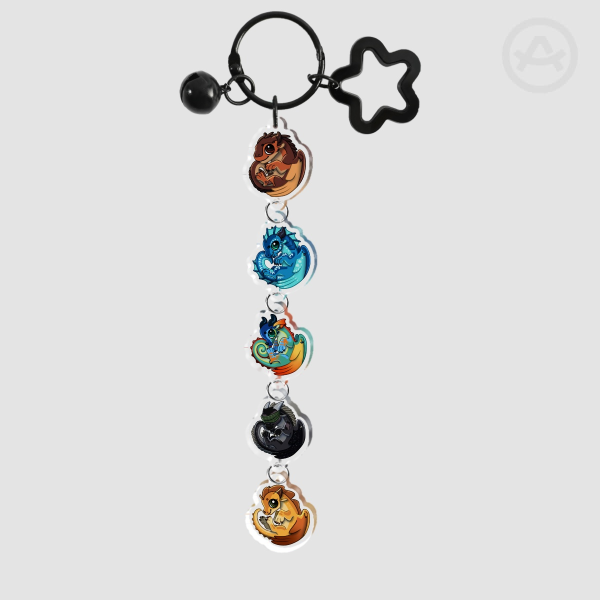 Dragonets of Destiny Chain Charm