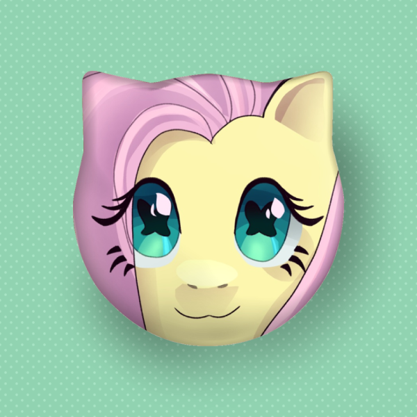 Fluttershy Holographic Pin, MLP