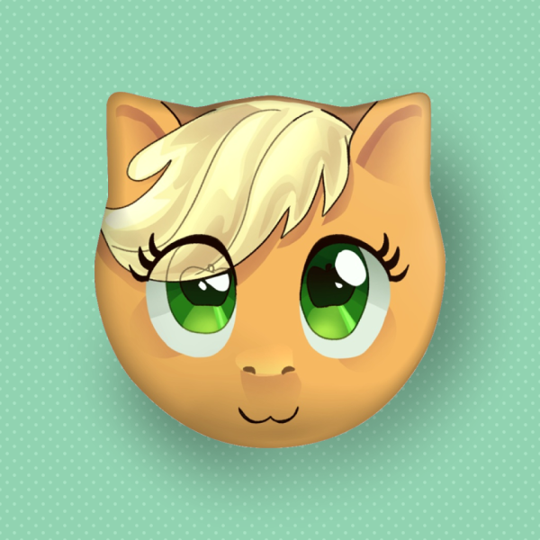 Applejack Holographic Pin, MLP