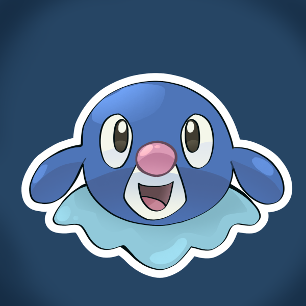 Popplio Fridge Magnet, Pokemon