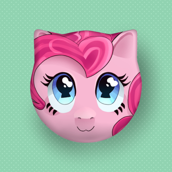 Pinkie Pie Holographic Pin, MLP