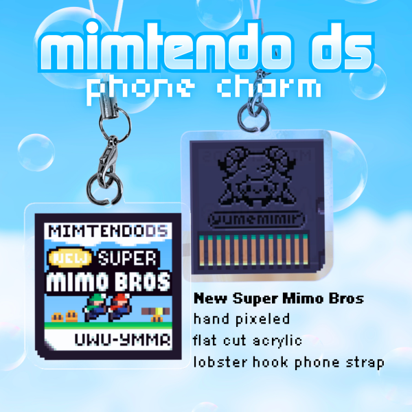 Super Mimo Bros - Mimtendo DS Phone Charm
