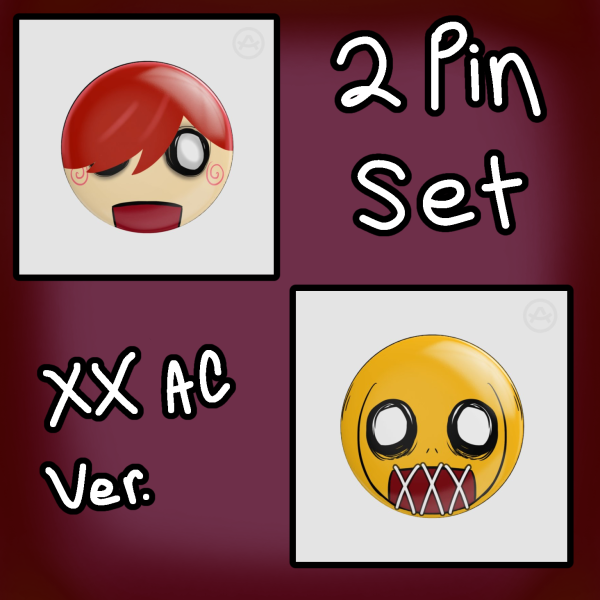 A.B.A and Paracelsus 2 Pin Bundle (Guilty Gear XX Accent Core)