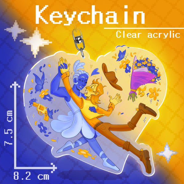 Lovers Acrylic Keychains