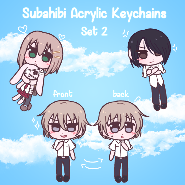 Subahibi Acrylic Keychain Set 2