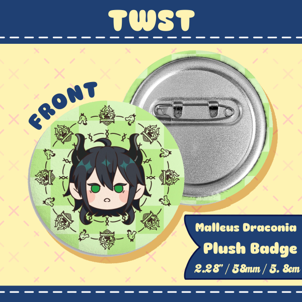 Malleus Draconia │ Plush Badge