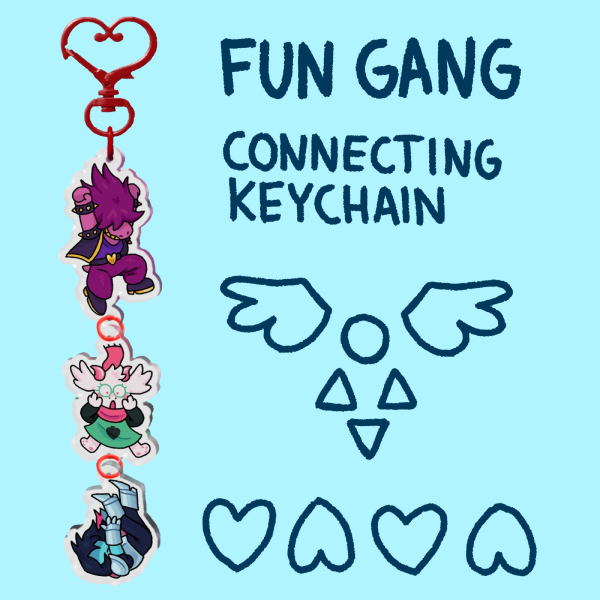 Fun Gang Connecting Keychain