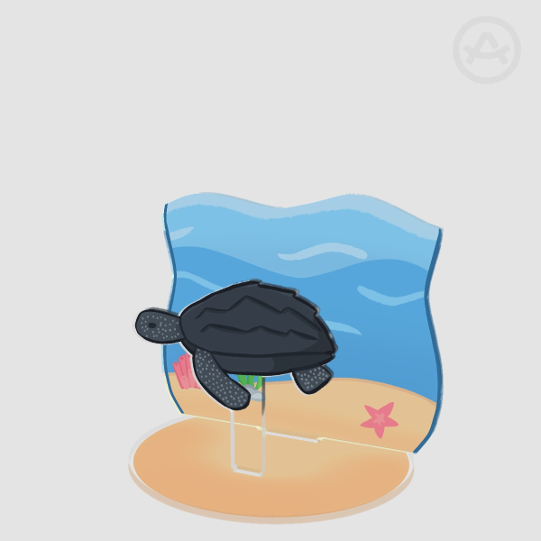 Leatherback Sea Turtle Standee
