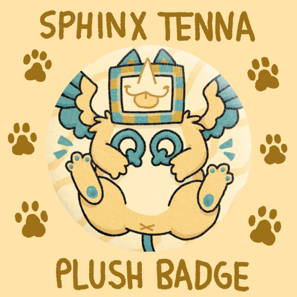 Sphinx Tenna Plush Badge