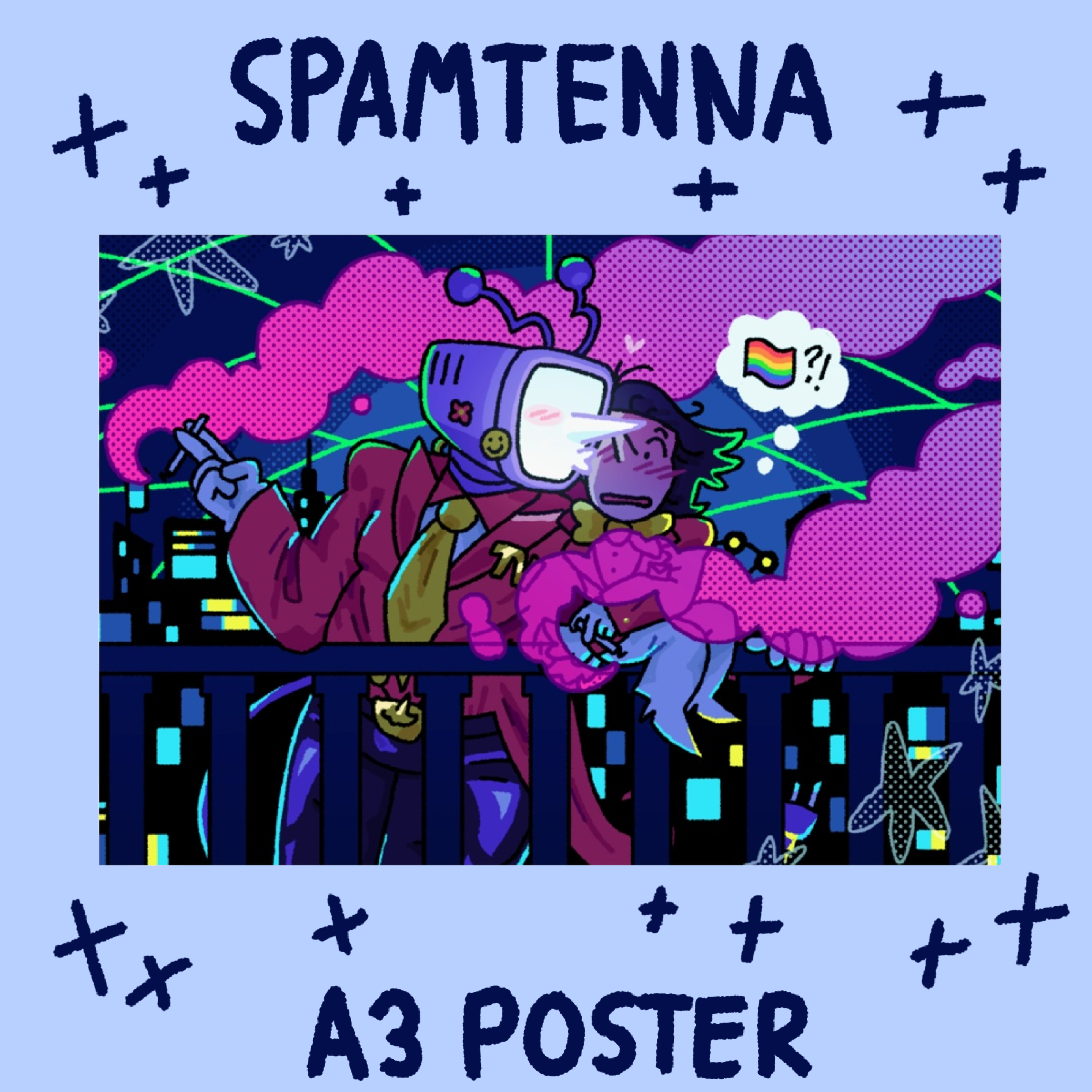Spamtenna Balcony Poster