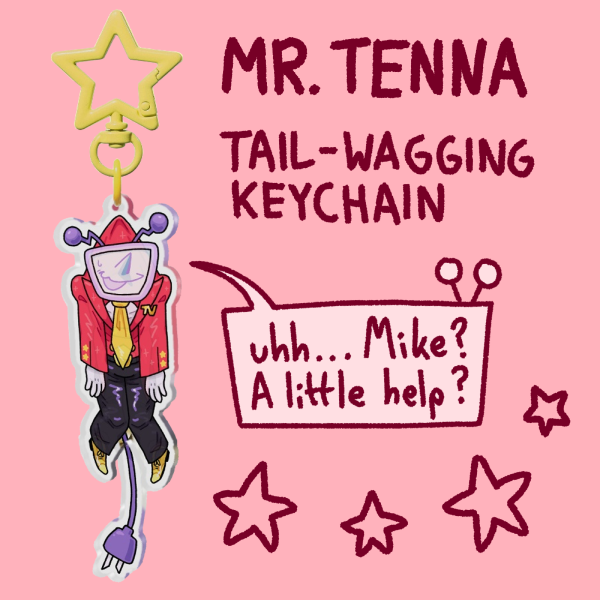 Tenna Tail-Wagging Keychain