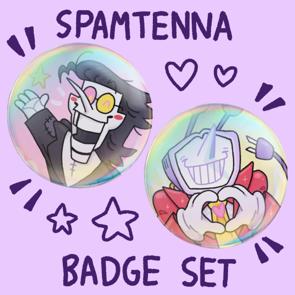 Spamtenna Badge Set