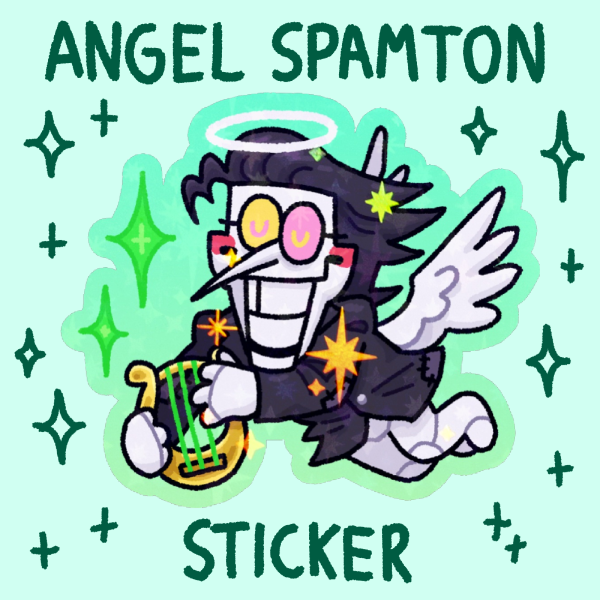 Spamton Angel Sticker