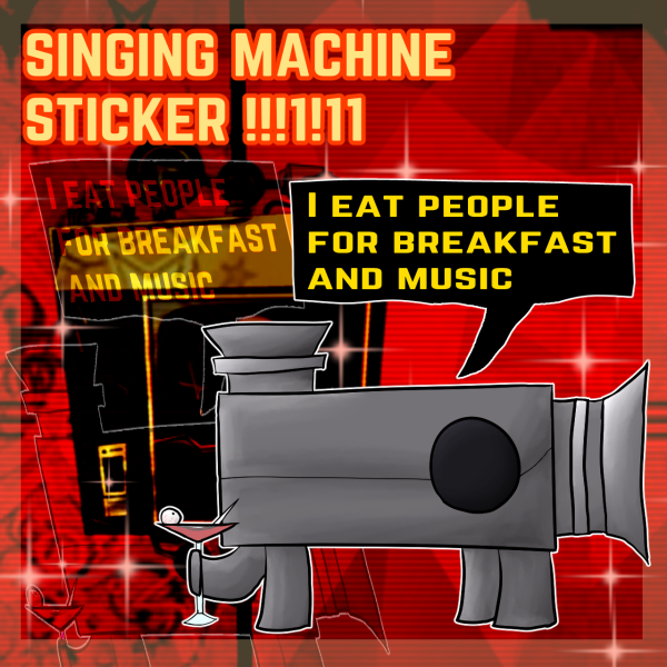SINGING MACHINE STICKER - Lobotomy Corporation Library of Ruina