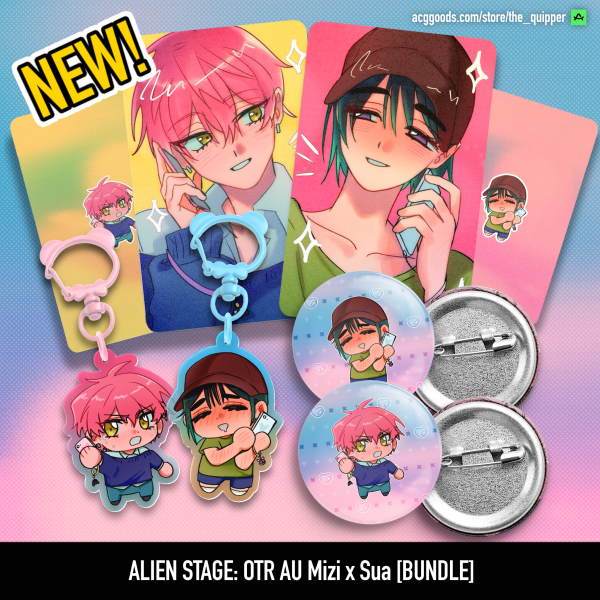 ALIEN STAGE: Mizi x Sua (OTR AU - Acrylic Charms Set, Badge Set, Photocard Set)